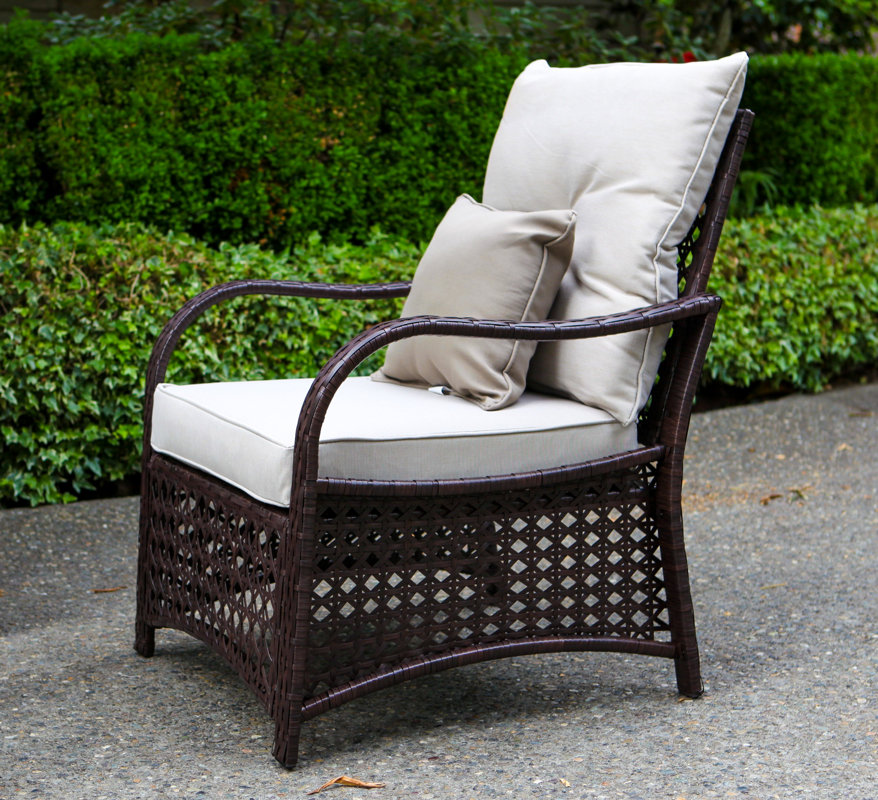 Sol Siesta Clubhouse 4 Piece Sunbrella Sofa Set with Cushions & Reviews