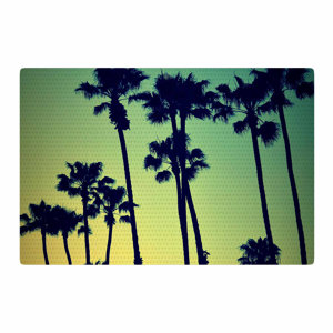 Richard Casillast Ocean Blvd Cruisin Green/Yellow Area Rug