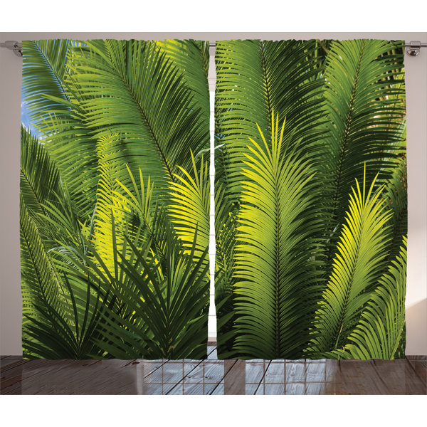Bayou Breeze Argyle Palm Tree Foliage Tropical Plant Leaves Forest