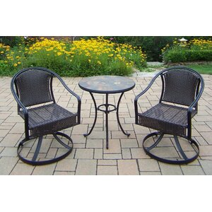 Stone Art 3 Piece Bistro Set