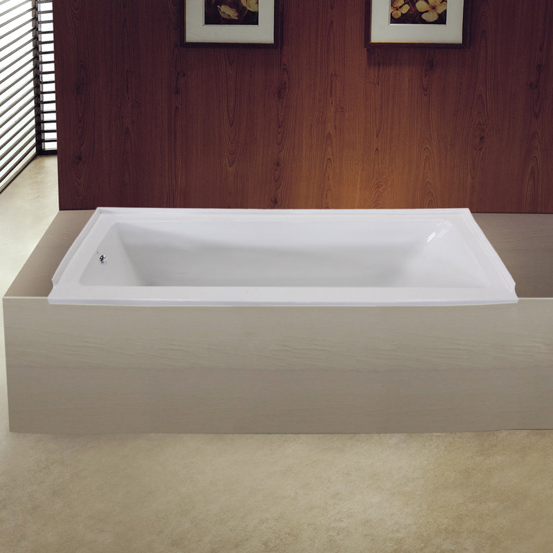 Kingston Brass Aqua Eden 60 Quot X 32 Quot Drop In Soaking Bathtub