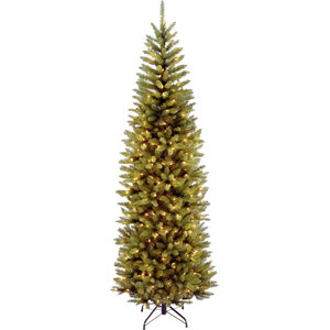 7' Green Fir Artificial Christmas Tree with 250 Dual Coloru00ae LED Lights Includes Stand