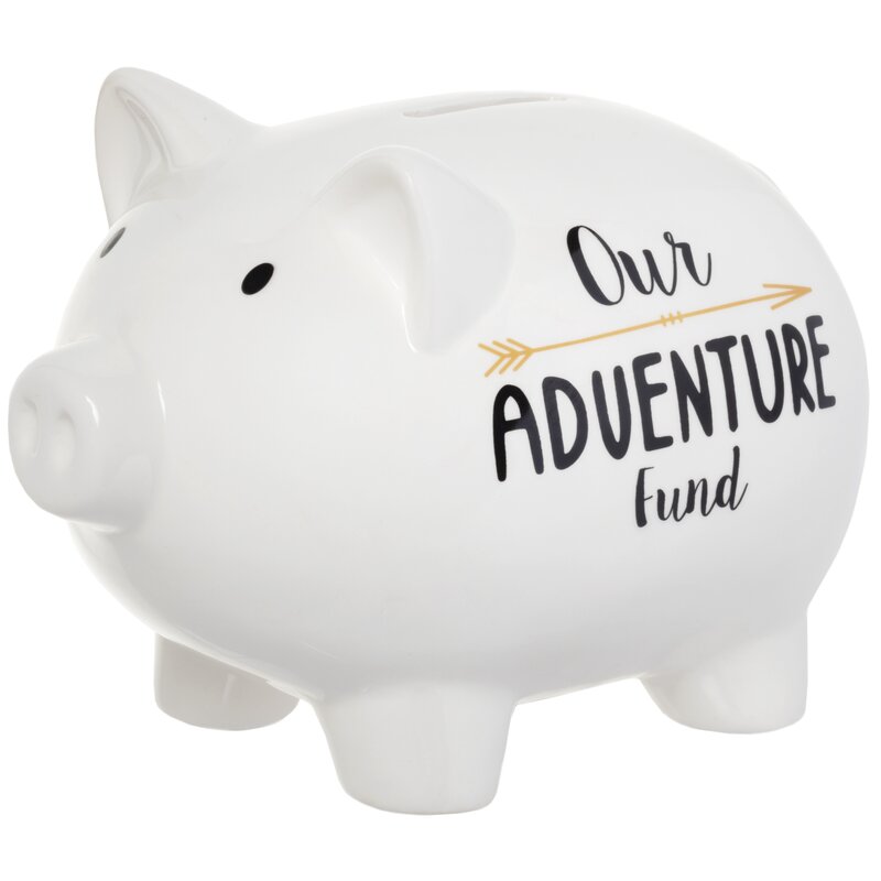 Prinz 'Our Adventure Fund' Piggy Bank & Reviews | Wayfair