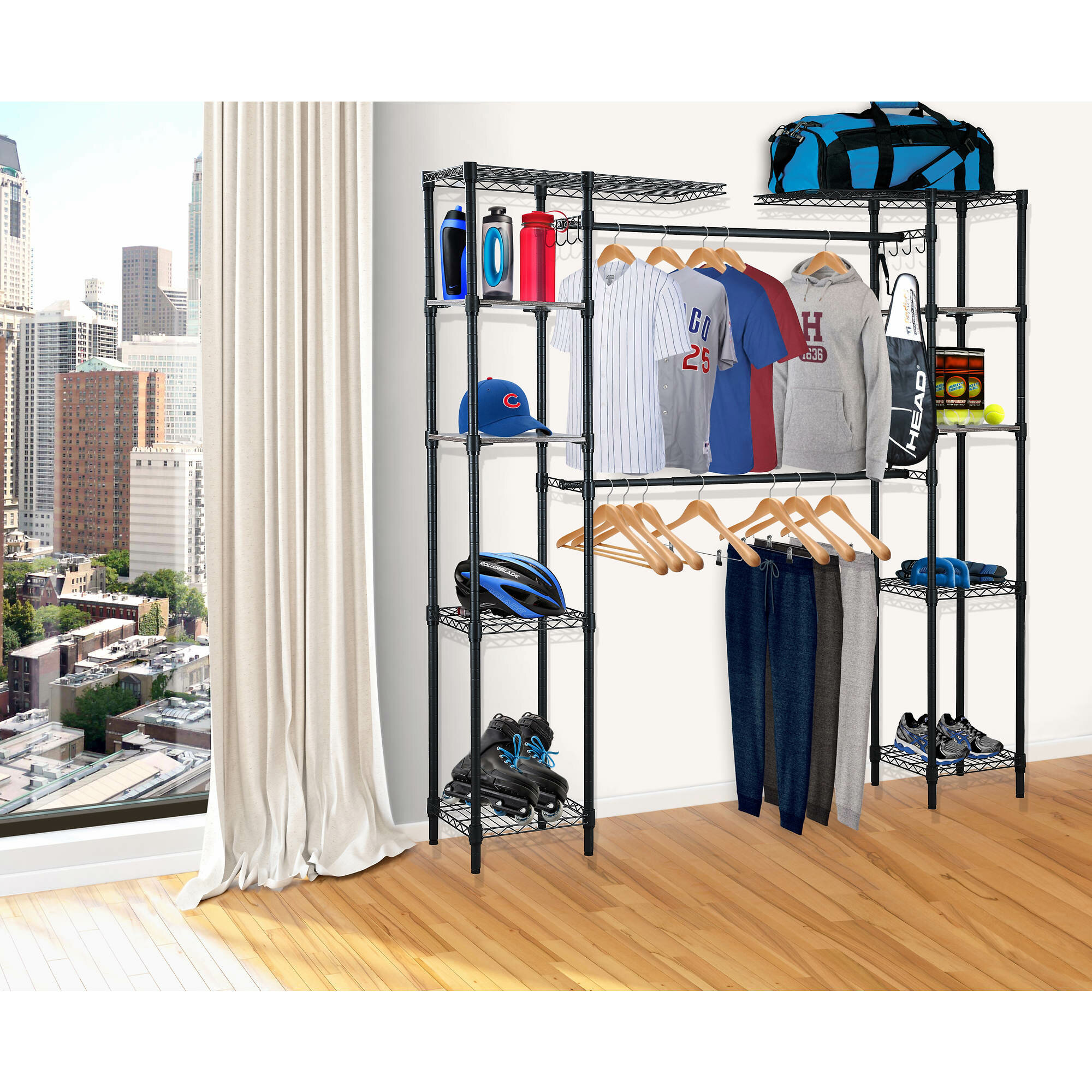 Sandusky 55 W 85 W Steel Closet System Wayfair Ca