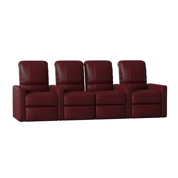 Contemporary Home Theater Lounger With Loveseat (Row Of 4) By Latitude Run