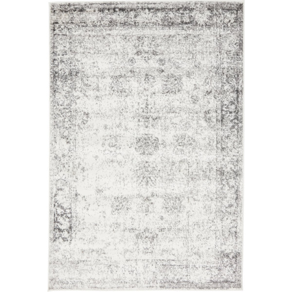 Brandt Gray Area Rug by Mistana
