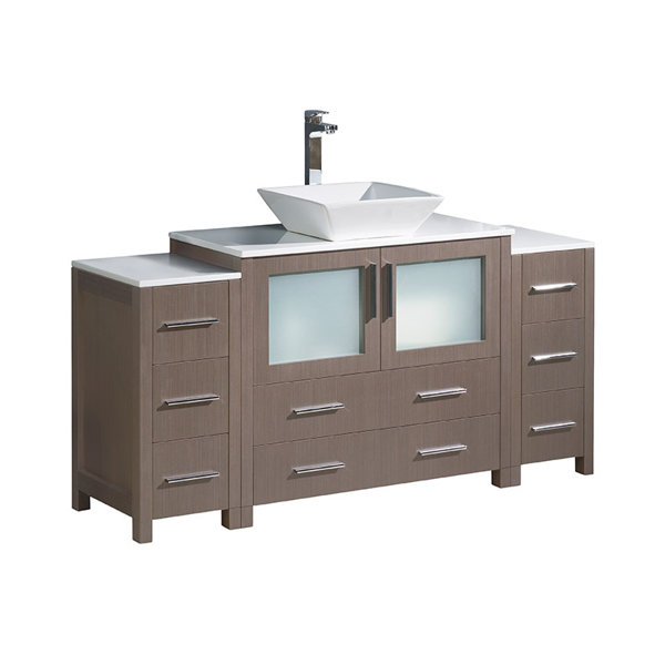 Torino 60 Single Bathroom Vanity Set by Fresca