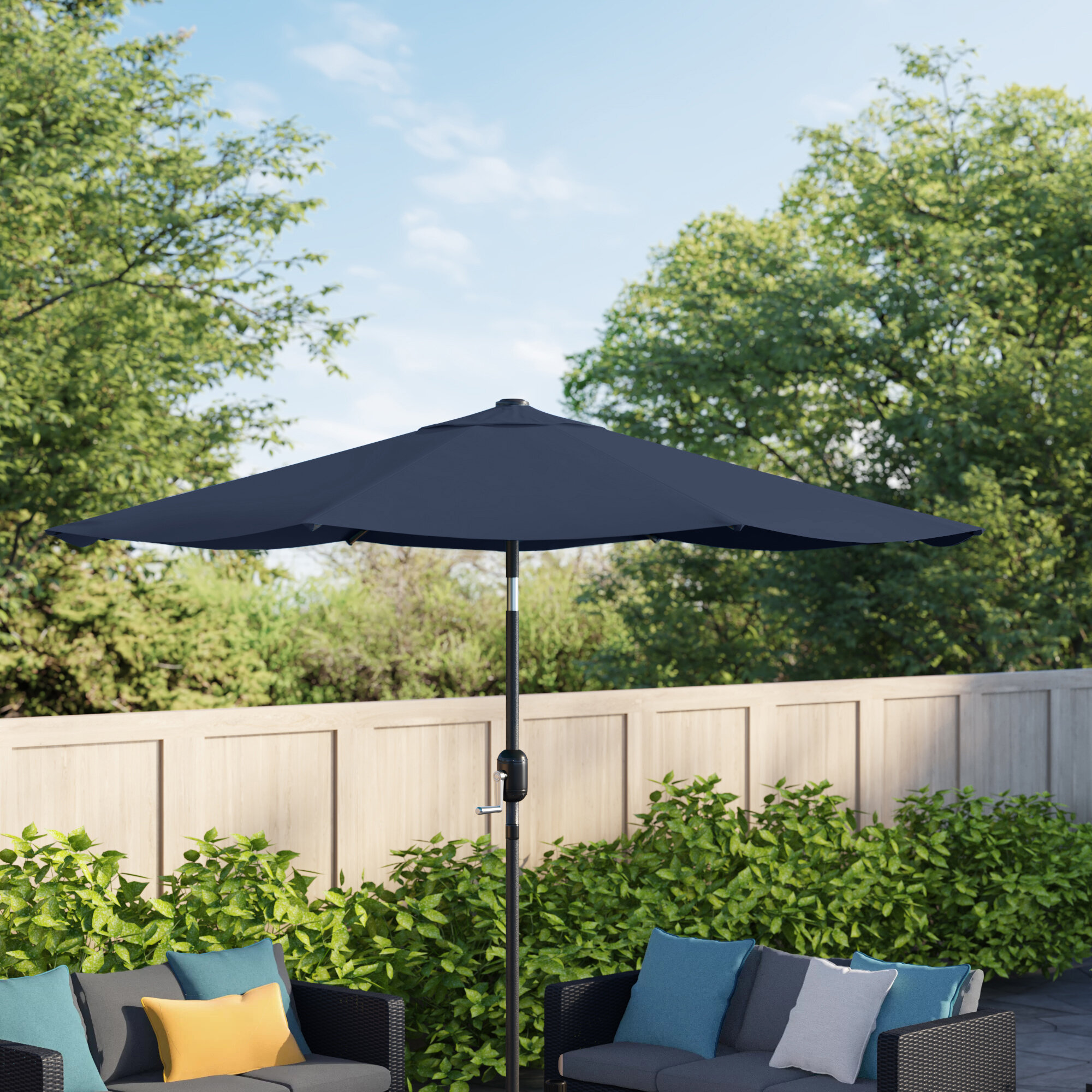 Blue Patio Umbrellas You Ll Love In 2020 Wayfair