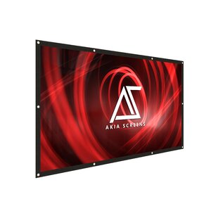 Akia Diy White 120 Portable Projection Screen