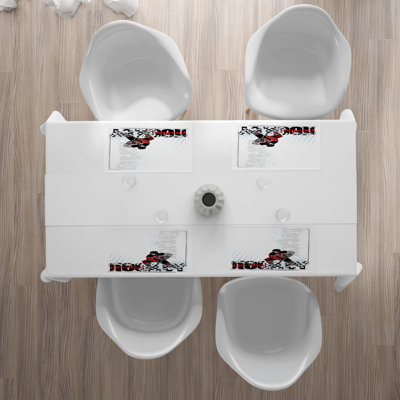 Hockey 185 Placemat East Urban Home