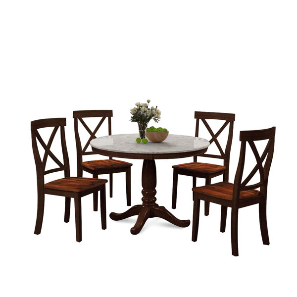 Luveme 5 Piece Dining Set by Alcott Hill Alcott Hill