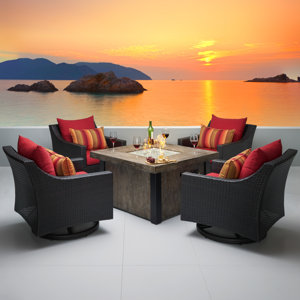Northridge 5 Piece Conversation Set with Cushions