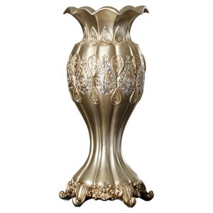 Traditional Metallic Decorative Vase
