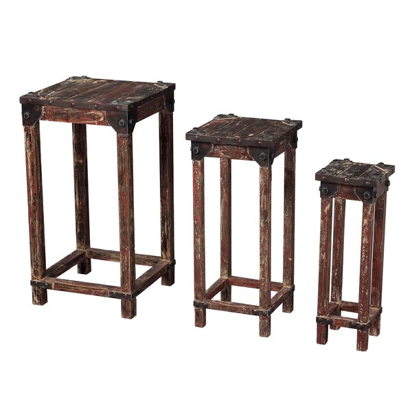 Lake City 3 Piece Nesting Tables By Loon Peak