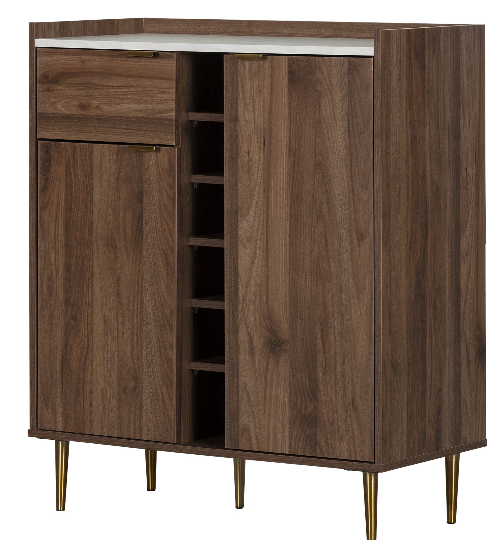 South Shore Hype Buffet With Wine Storage Reviews Wayfair