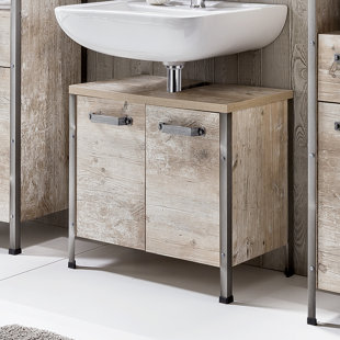 Under Sink Bathroom Cabinet Wayfair Co Uk Harkon 64cm Wall Mouted Under Sink Storage Unit