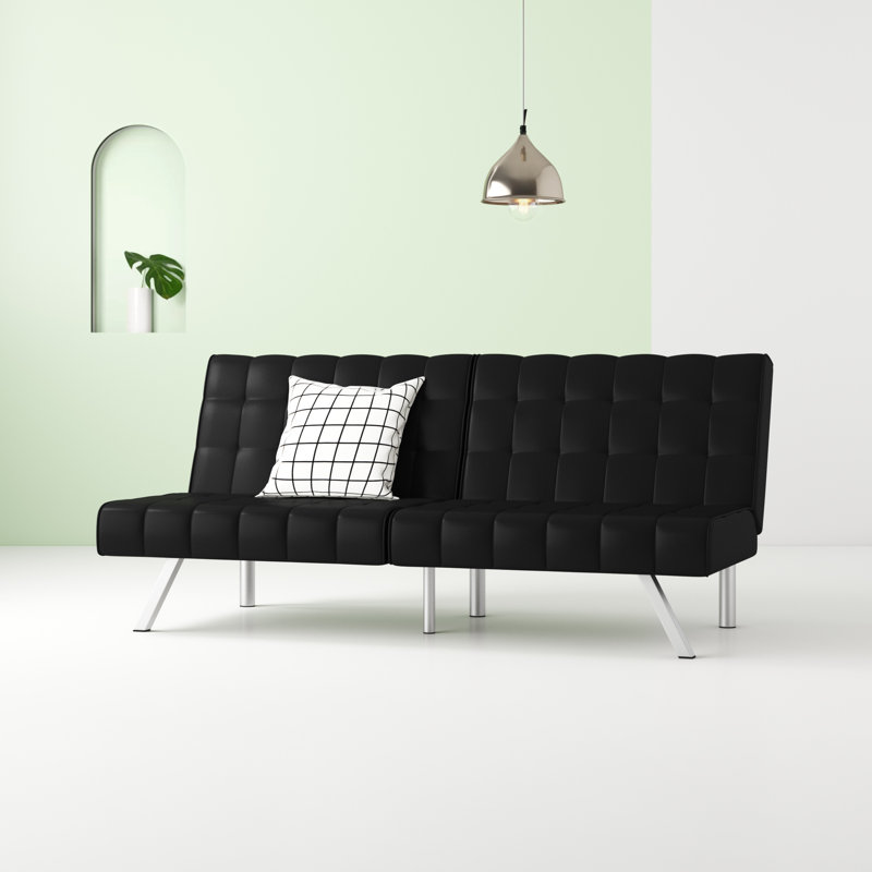Hashtag Home Downtown Convertible Sofa Reviews Wayfair Hashtag Home Downtown Convertible Sofa