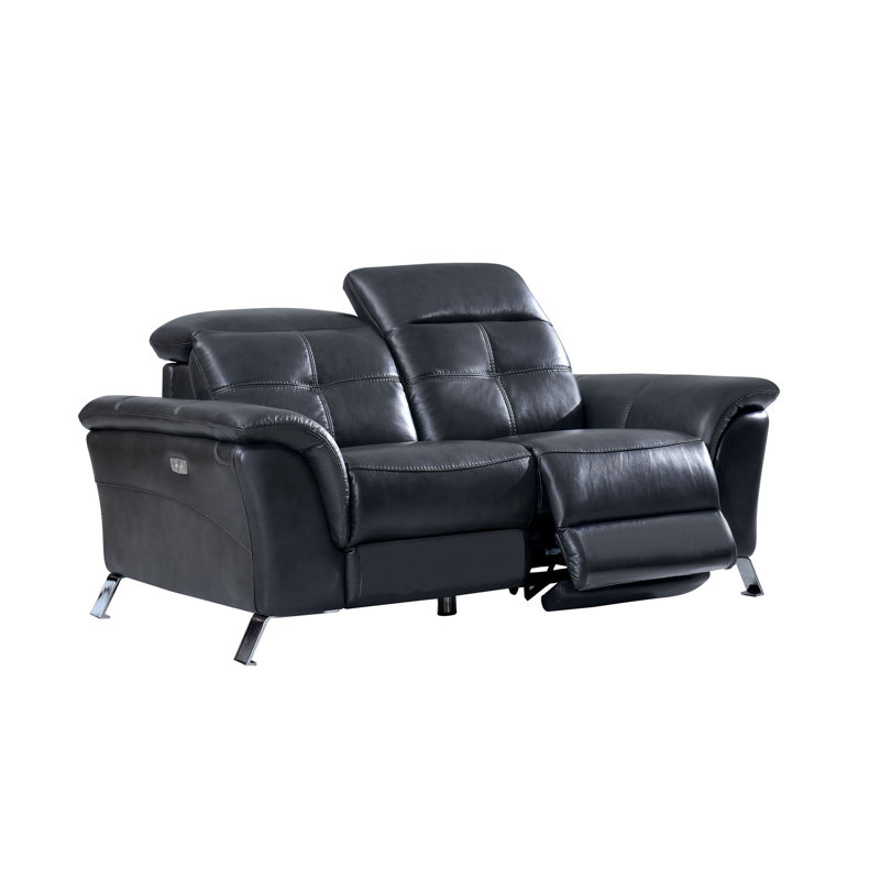Brayden Studio Tom Electric Leather Reclining 68 Pillow Top Arms
