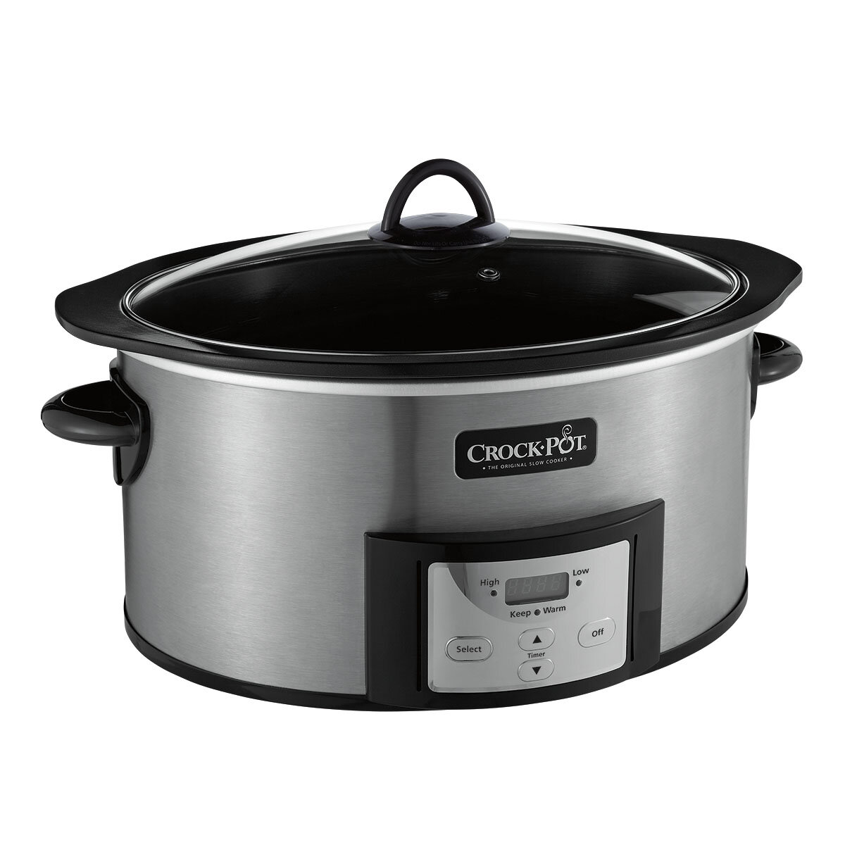 Crock Pot 6 Qt Digital Slow Cooker With Stove Top Safe - 