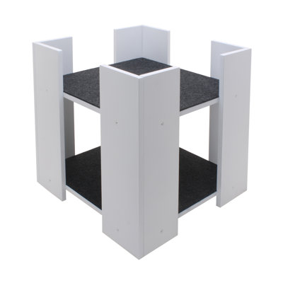 Hauspanther Collection by Primetime Petz Designer Specialty Cat Bed Primetime Petz Color: White