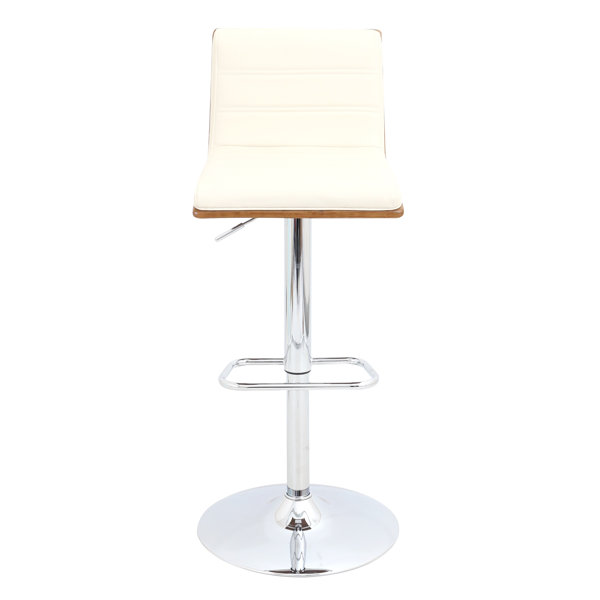 Vasari Adjustable Height Swivel Bar Stool by LumiSource