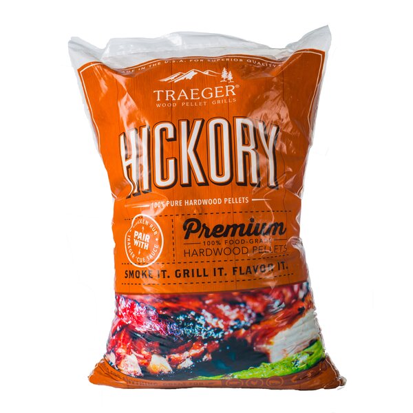 Traeger Hickory Hardwood Pellets by Traeger Wood-Fired Grills