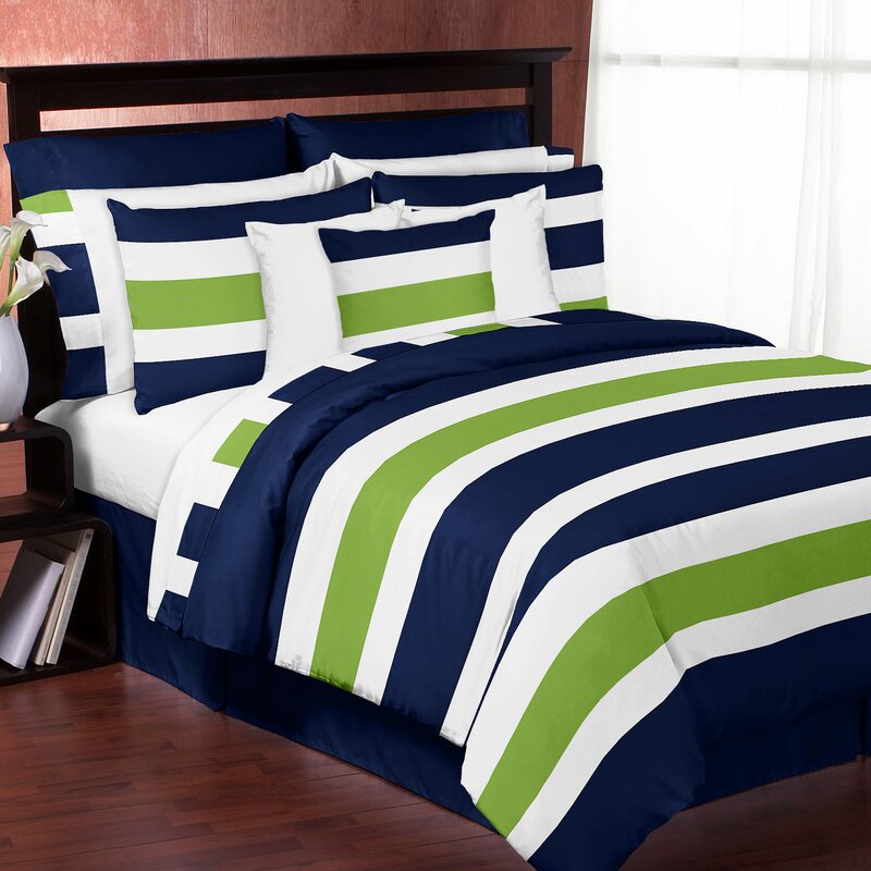 Sweet Jojo Designs Stripe Comforter Set Reviews Wayfair