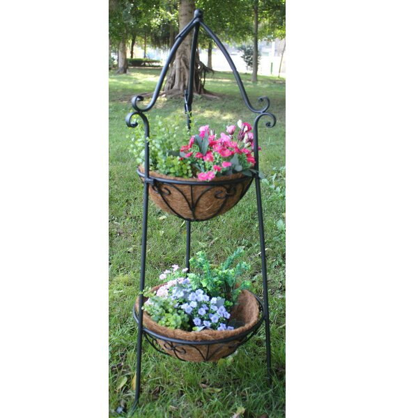 Two Tier Metal Plant Stand by Hi-Line Gift Ltd.