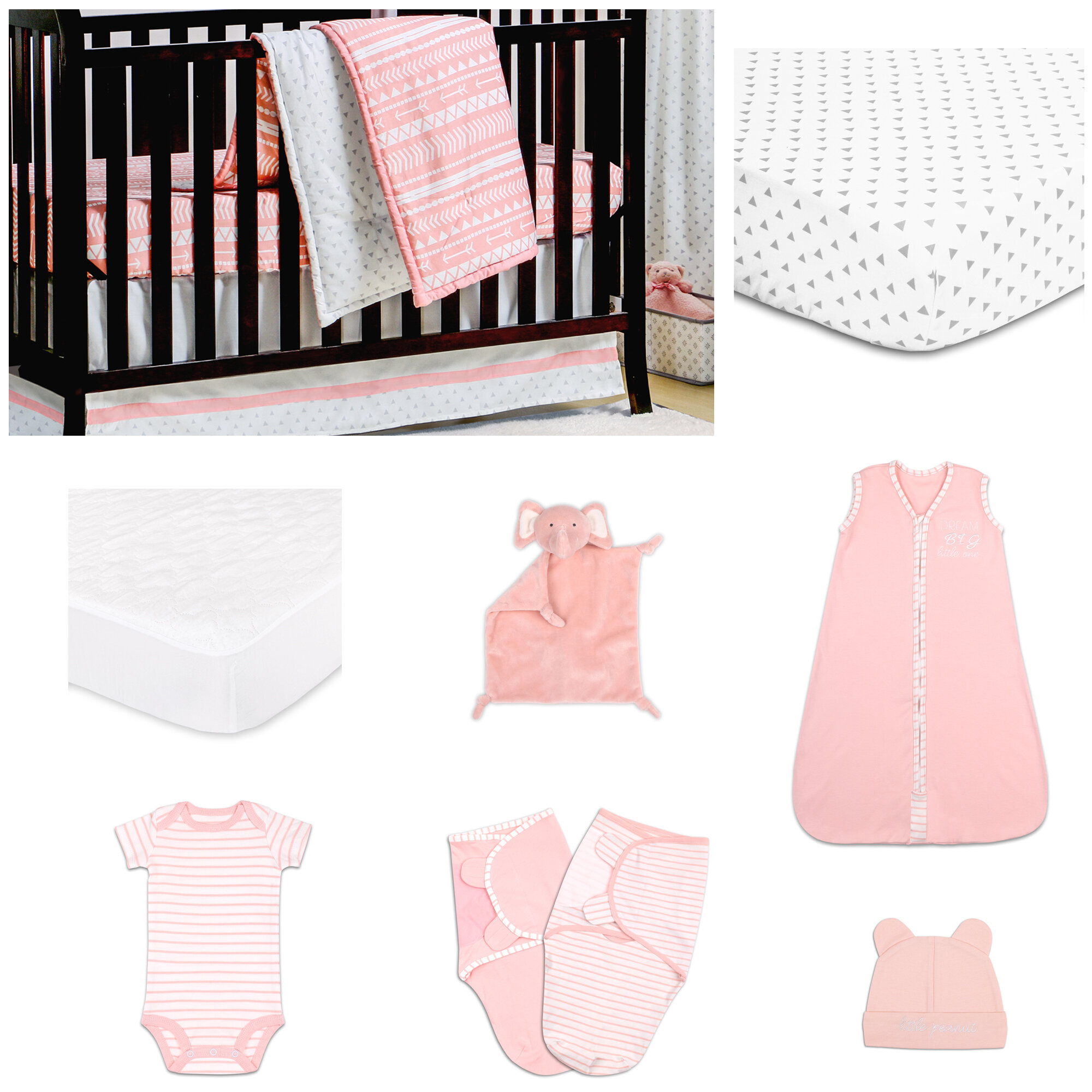 cradle bedding for girl