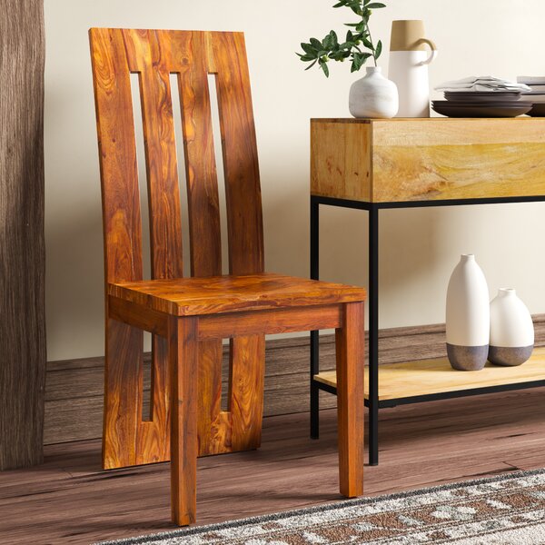 New Avelar Solid Wood Dining Chair Set Of 2 By Loon Peak