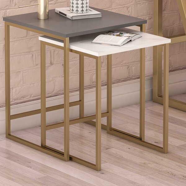Scarlett 2 Piece Nesting Tables By CosmoLiving By Cosmopolitan