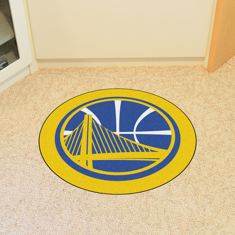 Fanmats Nba Golden State Warriors Mascot 36 In X 36 In Non Slip