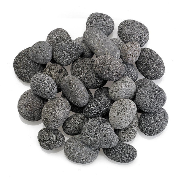Small Tumbled Lava Stone by American Fireglass