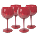 Red Wine Glasses Up To 65 Off Until 11 20 Wayfair Wayfair Set includes 6 wine glasses with a beautiful colored accent. red wine glasses up to 65 off until