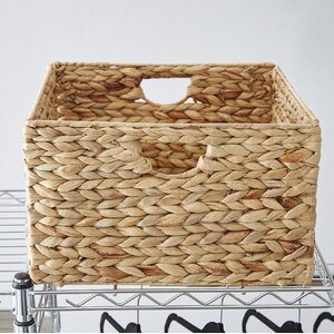 Wayfair Basics Woven Hyacinth Storage Basket Set (Set of 2)
