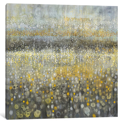 Rain Abstract II Painting Print on Wrapped Canvas Latitude Run Size 12 H x 12 W x 075 D
