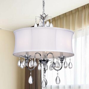 3-Light Drum Chandelier