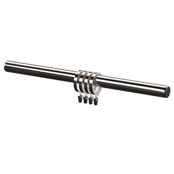 Modern Contemporary Brushed Nickel Curtain Rods Allmodern
