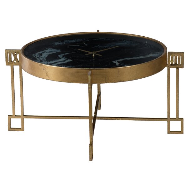 Derwin Coffee Table - Weathered Gold By Mercer41