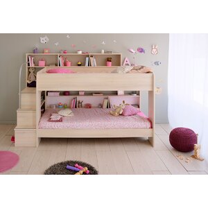 Bibop 2 Twin Over Twin Bunk  Bed with Trundle