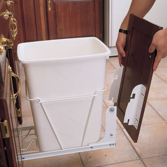 Rev A Shelf 8 75 Gallon Pull Out Trash Can Reviews Wayfair