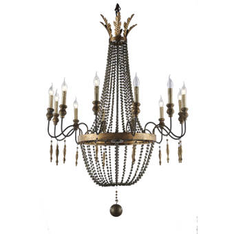Hand Crafted Wrought Iron Denbigh Pair Candle Holder
