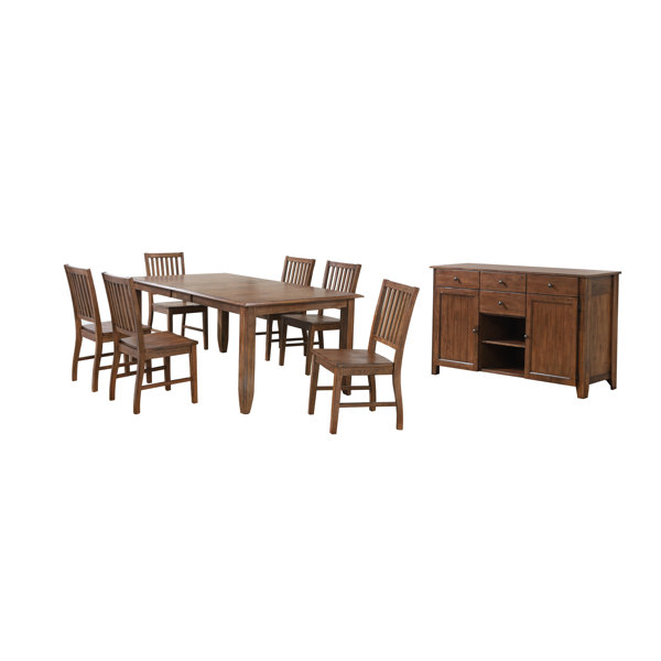 Huerfano Valley 8 Piece Extendable Dining Set By Loon Peak No Copoun