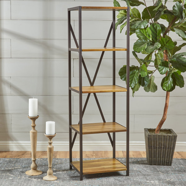 Burville Wood Standard Bookcase by Gracie Oaks