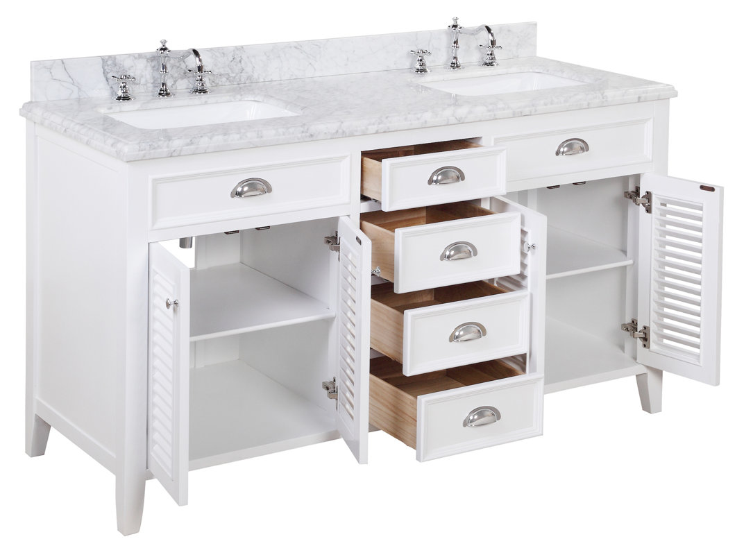 KBC Savannah 60" Double Bathroom Vanity Set & Reviews Wayfair