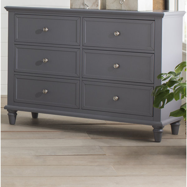 Rae 6 Drawer Double Dresser by Three Posts