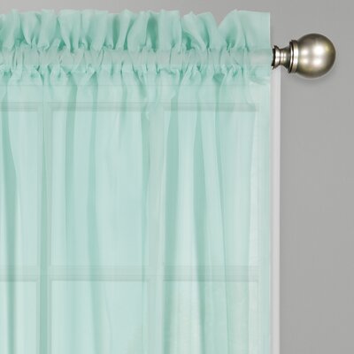 Solid Sheer Rod Pocket Curtain Panels & Reviews | AllModern