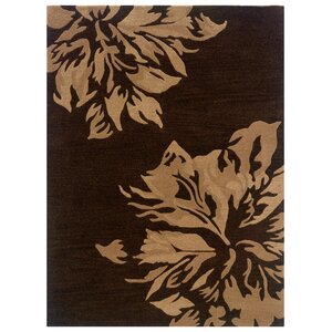 Hand-Tufted Chocolate/Sand Area Rug