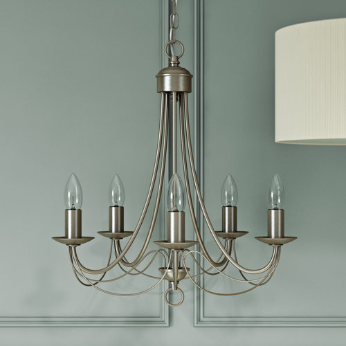 searchlight Lustre stylé MAYPOLE à 5 lampes