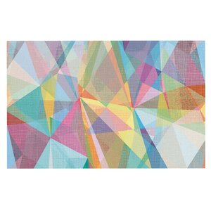 Mareike Boehmer 'Graphic 32' Rainbow Abstract Doormat